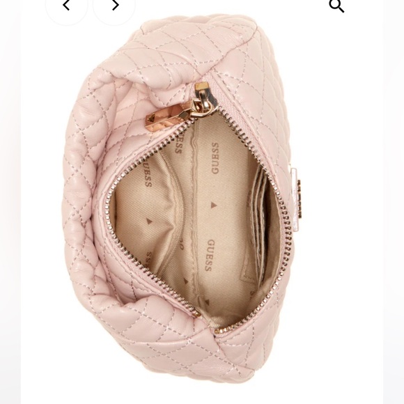 Guess Rianee Quilt Mini Hobo Bag. Blush Pink. 7in L × 4.5in H x 2.5in W. NWOT - Picture 8 of 13